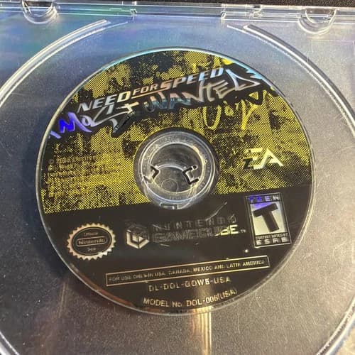Need for Speed: Most Wanted (Nintendo GameCube, 2005) Disc Only Tested