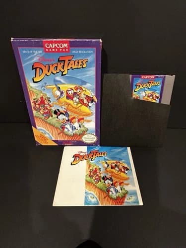Duck Tales (Nintendo NES, 1989) CIB Complete In Box W/ Manual In Great Condition