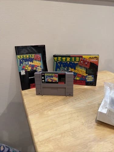 Tetris Attack SNES CIB Works