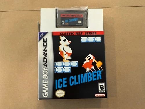Ice Climber Classic NES Series GameBoy Advance with Manual and Box Complete