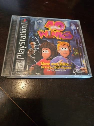 40 Winks Sony PlayStation 1 PS1 Complete 1999