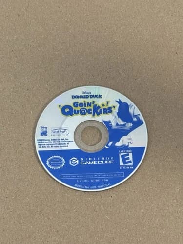 Disney's Donald Duck: Goin' Quackers (Nintendo GameCube, 2002) Disc Only