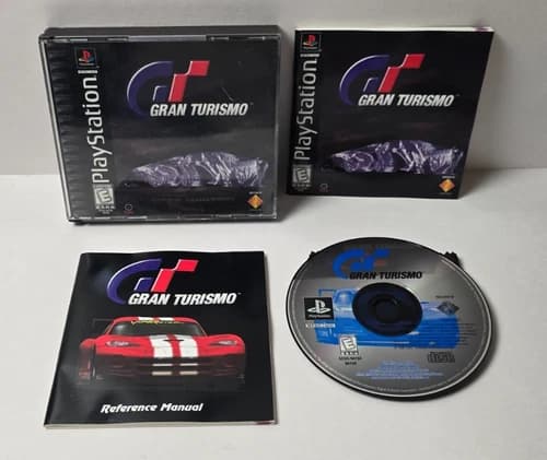 Gran Turismo - PlayStation 1, PS1 - Complete CIB - Black Label BL