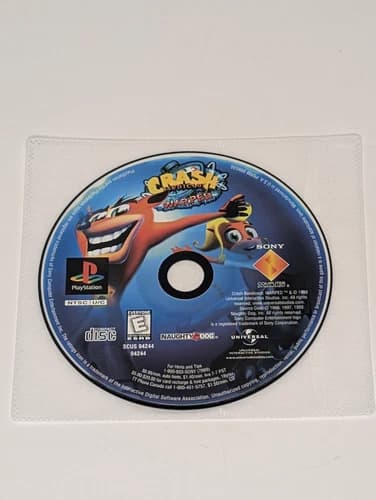 Crash Bandicoot Warped (Sony PlayStation 1, 1999, ) *Disc Only - Tested*