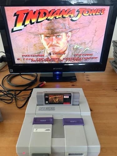 Super Nintendo SNES Indiana Jones’ Greatest Adventures Cartridge Only Tested
