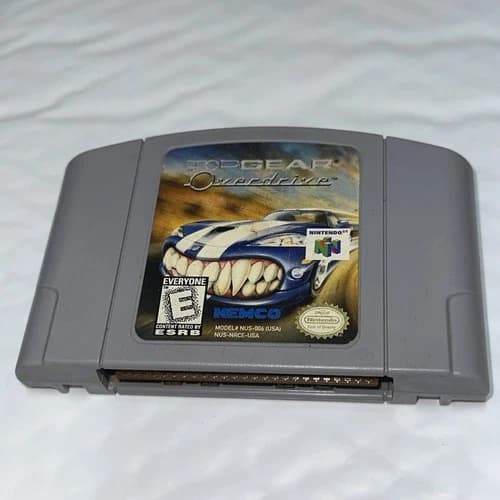 Nintendo 64 Top Gear Overdrive N64 Game Cartridge (Tested & Working)