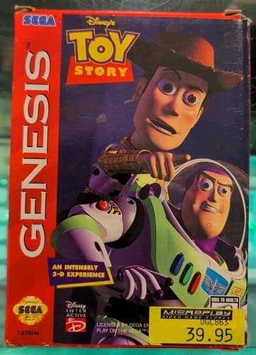 Disney's Toy Story For SEGA Genesis (1995) Complete In Box CIB
