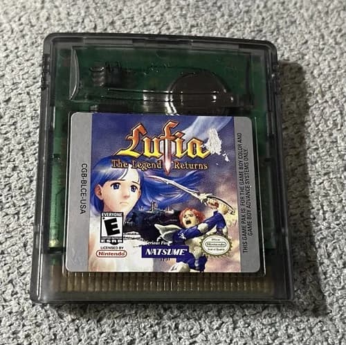 Game Boy Color Video Game Cartridge Lufia The Legend Returns-Good Shape/Preowned