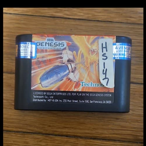 Technosoft Thunder Force III Sega Genesis Video Game Cartridge