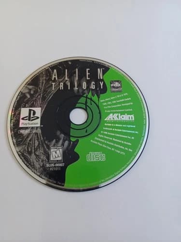 SONY PLAYSTATION PS1 Alien Trilogy Black Label Disc Only Tested