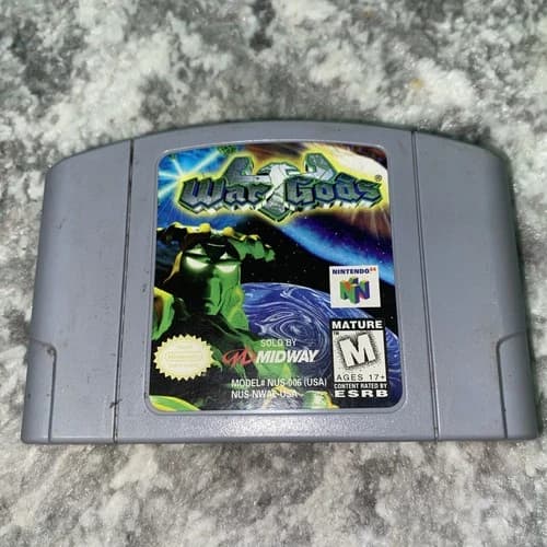 WarGods (Nintendo 64, 1997) N64 - Tested & Working - Authentic!