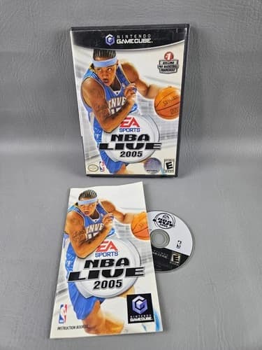 NBA Live 2005 Nintendo GameCube Video Game Multiplayer CIB