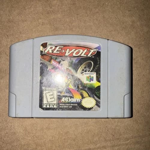 Re-Volt (Nintendo 64, 1999) N64 - Cart Only - Authentic - Cleaned Tested Working