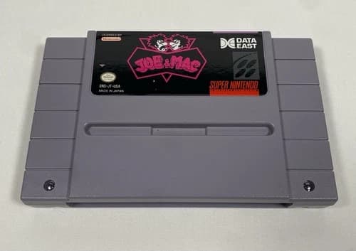 Joe & Mac SNES Super Nintendo Game Cartridge SNS-JT-USA Tested