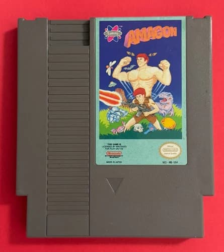 Amagon Nes (Nintendo Entertainment System, 1989) Authentic Tested Working