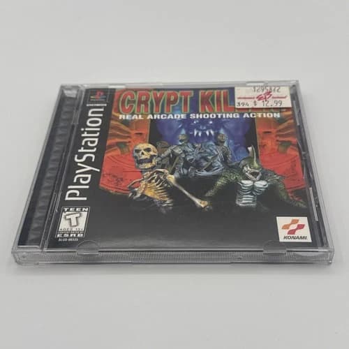 Crypt Killer (Sony PlayStation 1, 1997) PS1 CIB Complete w/ Reg Card Tested