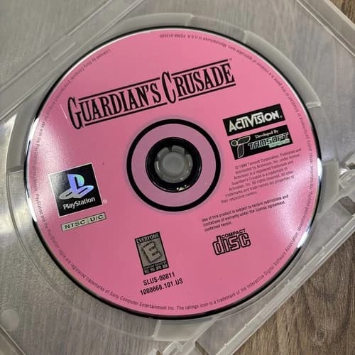 1999 Guardian's Crusade PlayStation 1 PS1 Video Game Loose Disc Only