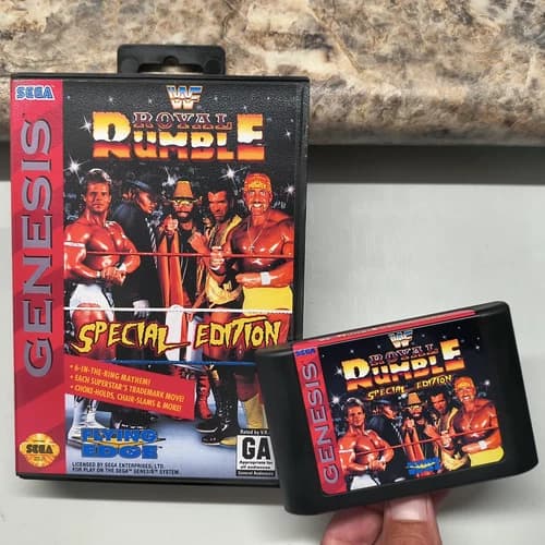 WWF Royal Rumble "Special Edition" for Sega Genesis. Hulkamania lives on!