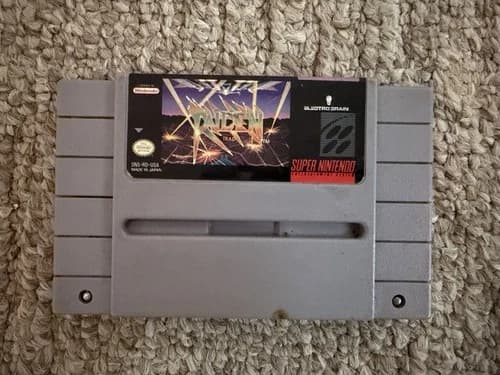 Super Nintendo Raiden Trad SNES Authentic Cartridge Tested Pre-owned.