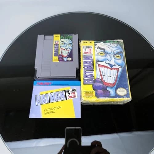 Batman Return of the Joker CIB Nintendo NES Complete Game+Box+Manual Sunsoft