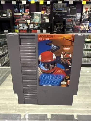Rally Bike (Nintendo Entertainment System, 1990) NES Tested!