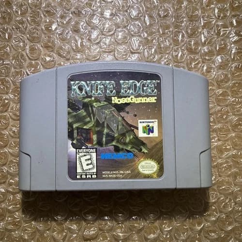 Knife Edge: NoseGunner (Nintendo 64, 1998) N64 Authentic Cartridge Tested