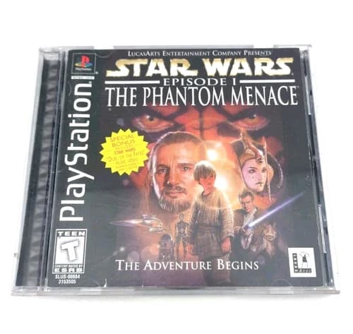 Star Wars Episode I The Phantom Menace Playstation 1 PS1 Complete CIB TESTED