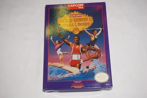 Capcom's Gold Medal Challenge '92 (Nintendo NES) Complete in Box CIB