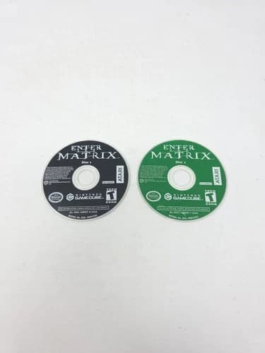 Enter the Matrix Nintendo GameCube Discs Only Loose Discs Tested