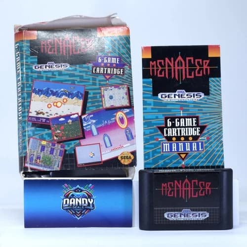 Menacer: 6-Game Cartridge CIB W/ Manual - Sega Genesis