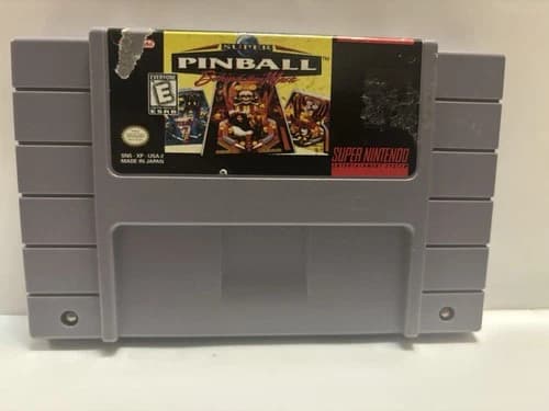 Super Pinball: Behind the Mask (Super Nintendo Entert. System, 1992, SNES) VGC