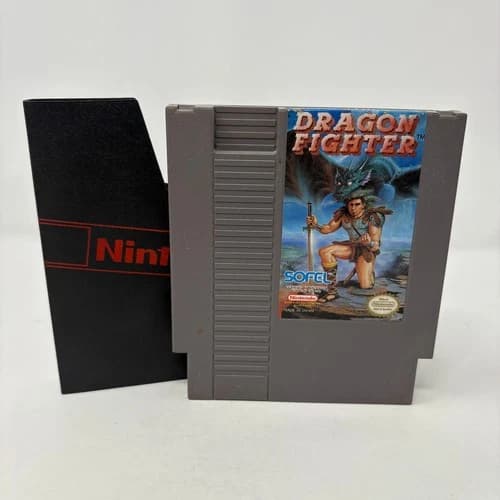 Dragon Fighter (NES Nintendo) Authentic Catridge Only - Tested Great condition!