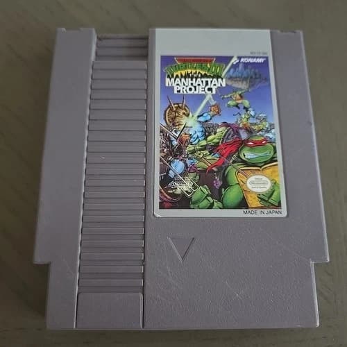 Teenage Mutant Ninja Turtles III: The Manhattan Project (NES) Cartridge Tested
