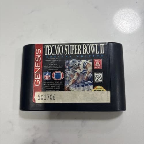 Tecmo Super Bowl II Special Edition Sega Genesis