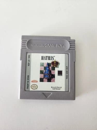 Hatris Nintendo Game Boy Cartridge Only – Tested - Classic Puzzle Game - VG