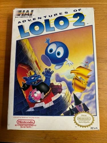Adventures of Lolo 2 (Nintendo Entertainment System, 1990) Complete !