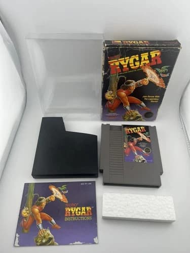 Rygar (Nintendo NES, 1987) Complete (CIB) W/Manual - Tested - Authentic