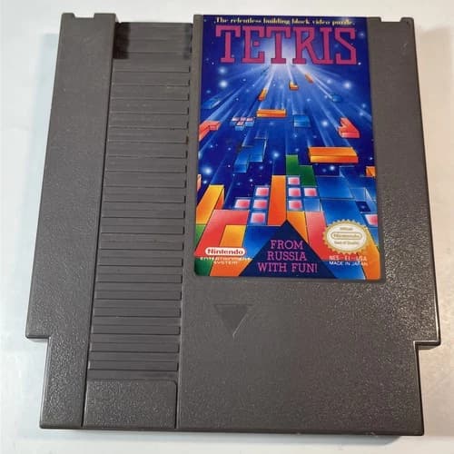 Tetris (Nintendo NES, 1989) Game Cartridge Only TESTED & Working