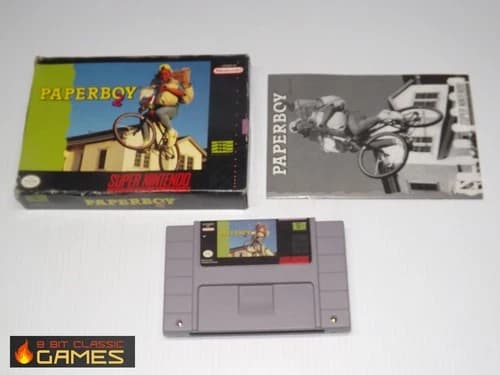 Paperboy 2 COMPLETE BOX - SUPER NINTENDO SNES - 219a