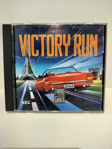 Victory Run (TurboGrafx-16, 1989) CIB tested hinges intact