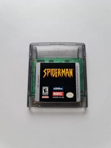 Spider-Man (Nintendo Game Boy Color, 2000) Cartridge GBC Tested Authentic CLEAN