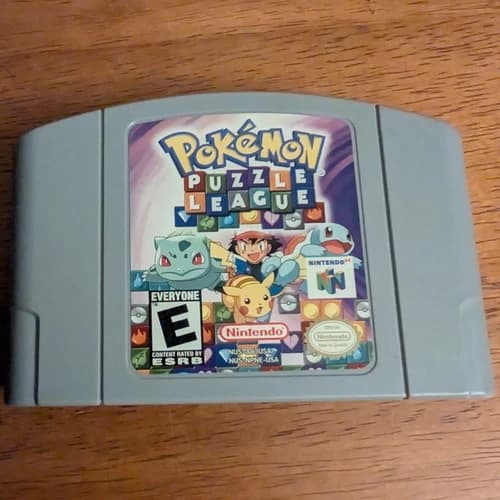 Nintendo Pokémon Puzzle League Nintendo 64 N64 1999 E NTSC-U/C Tested