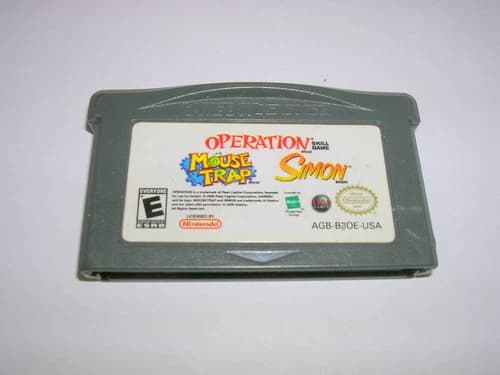 Mouse Trap Operation Simon (Nintendo Game Boy Advance GBA) Original Game