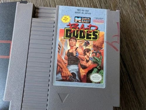 Bad Dudes Nintendo NES