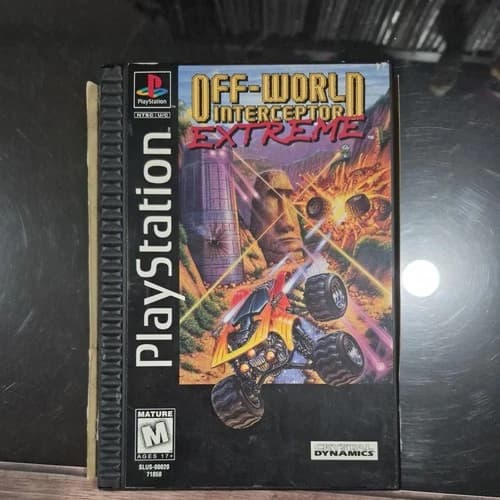 Off-World Interceptor Extreme (Playstation, 1994) PS1 Longbox Complete