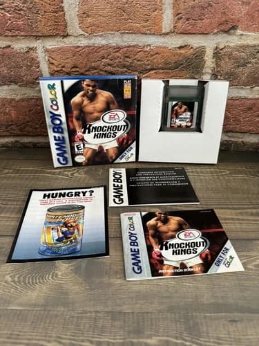 Knockout Kings (Nintendo Game Boy Color, 1999) CIB Tested Works