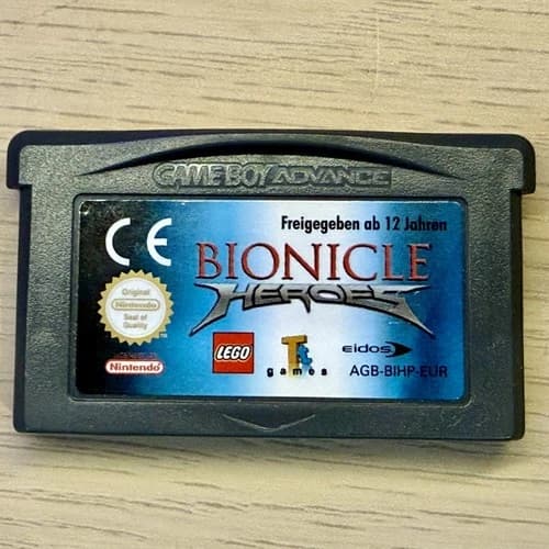 Lego Bionicle Heroes - Nintendo Game Boy Advance GBA - TESTED