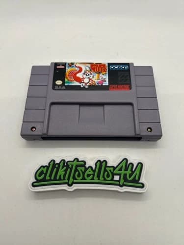 SUPER NINTENDO MR. NUTZ GAME ONLY TESTED WORKS MM1125M (DRP028109)