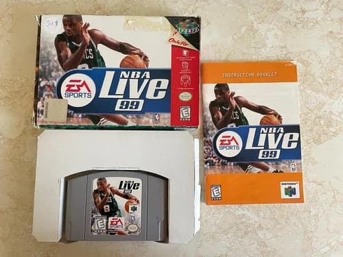 NBA Live 99 (Nintendo 64, 1998) N64 CIB Complete TESTED