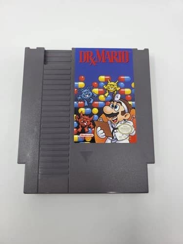 Dr. Mario NES Nintendo Entertainment System Tested Working OEM Game Cartridge